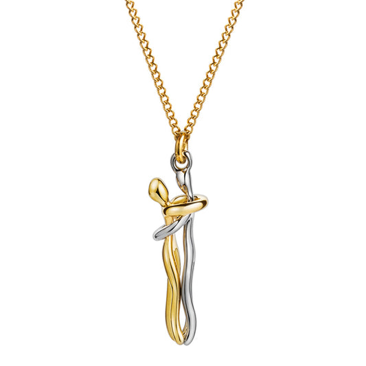 Gold Hug Necklace - Claritas Store