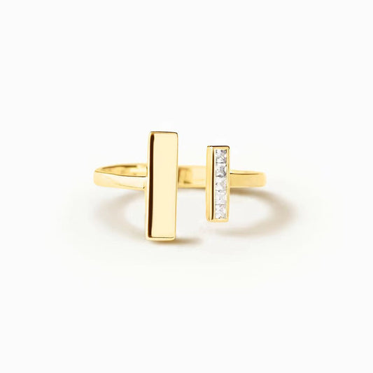 Gold Thick & Thin Ring