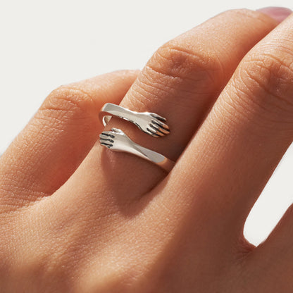 Silver Hug Ring