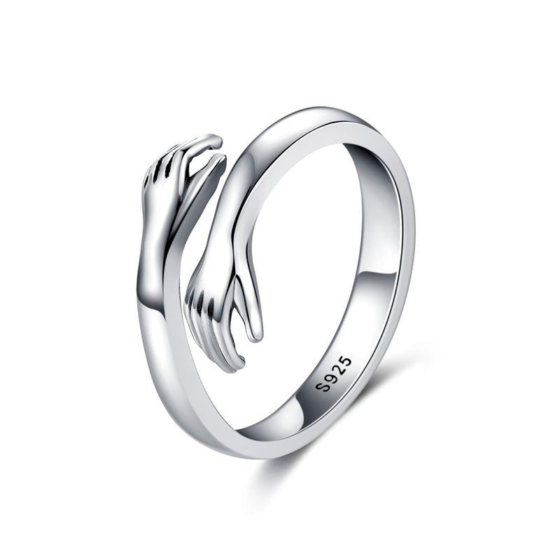 Silver Hug Ring - Claritas Store