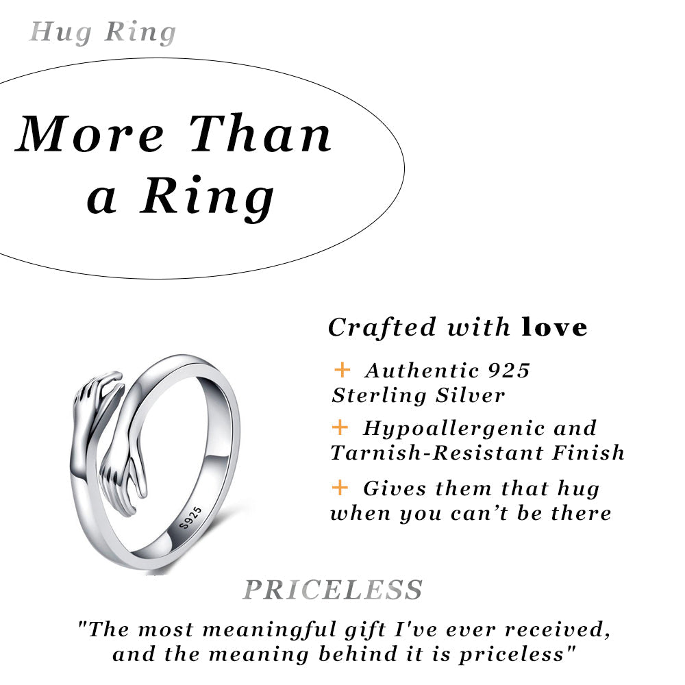 Silver Hug Ring