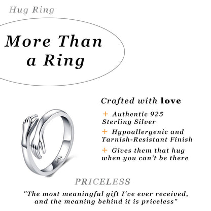 Silver Hug Ring